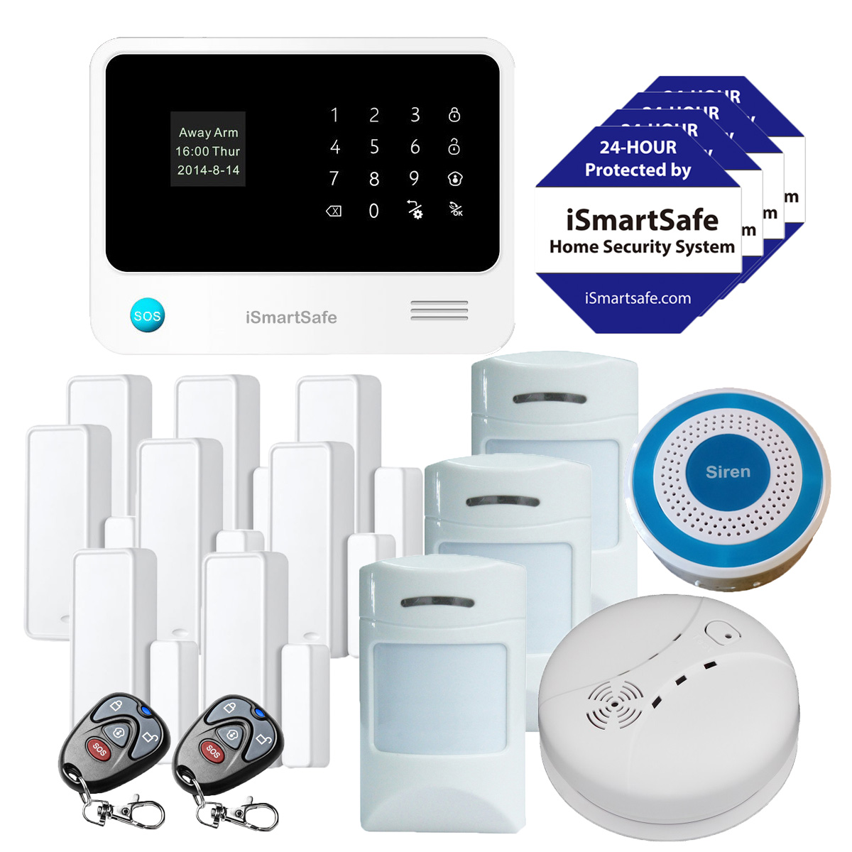 Wireless Home Security System Selections - iSmartSafe