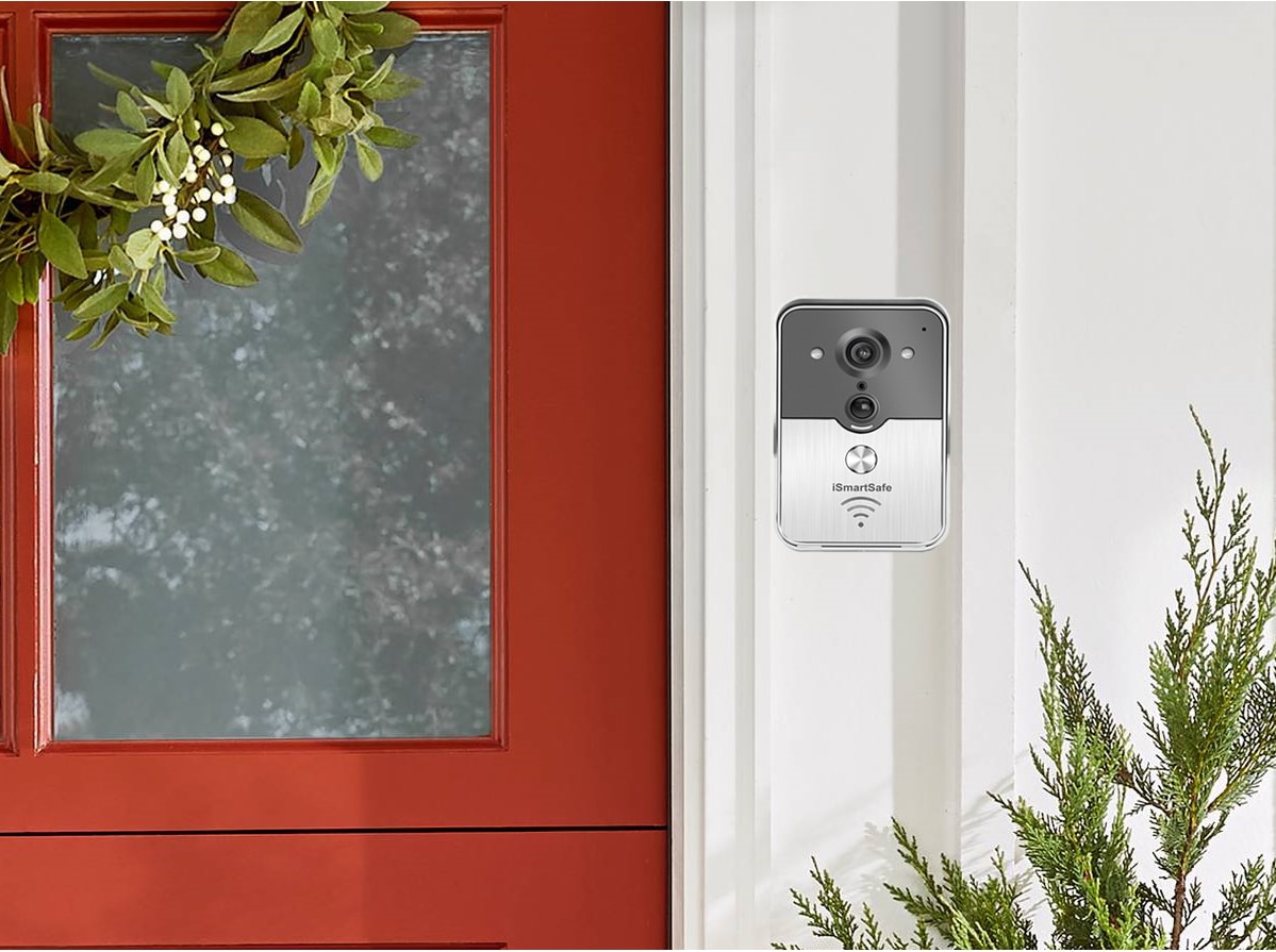 iSmartSafe Doorbell in Front Door